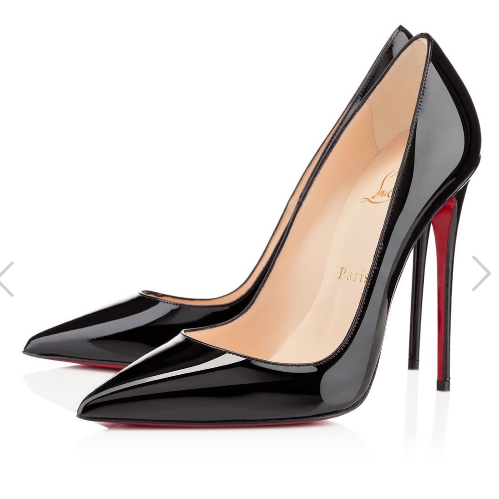 Christian Louboutin So Kate Black Patent Leather 36